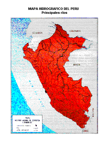 Inei Mapa Hidrografico Del Peru